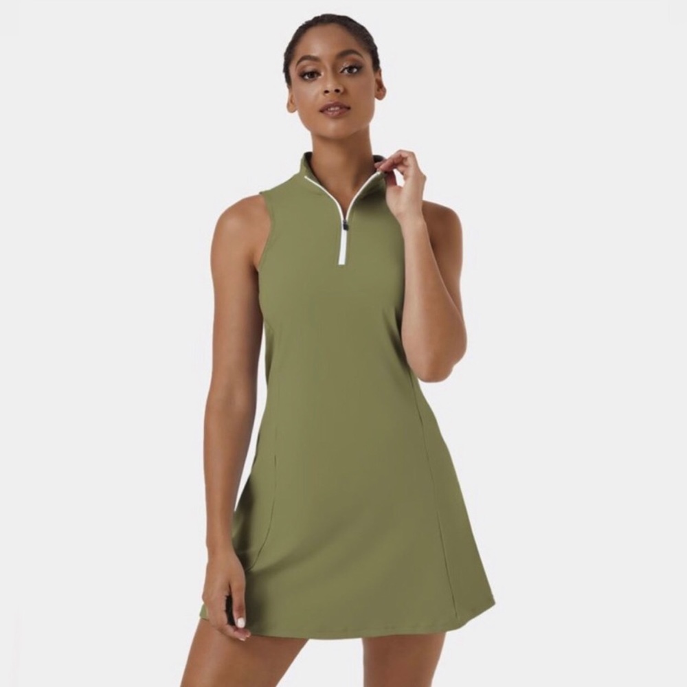 HALARA Everyday Cloudful Air Fabric Half Zip 2-in-1 Cool Touch Pickleball Dress